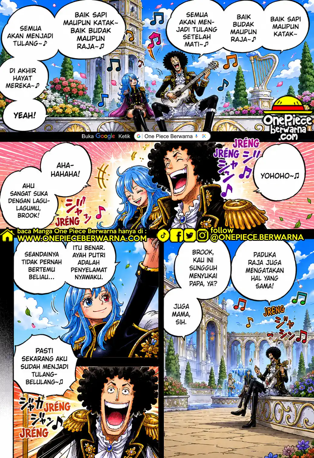 One Piece berwarna 1184 1185 1186 bahasa indonesia